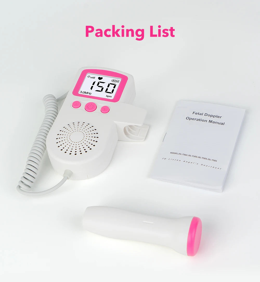 2MHz Ultrasound Fetal Heart Rate Detector