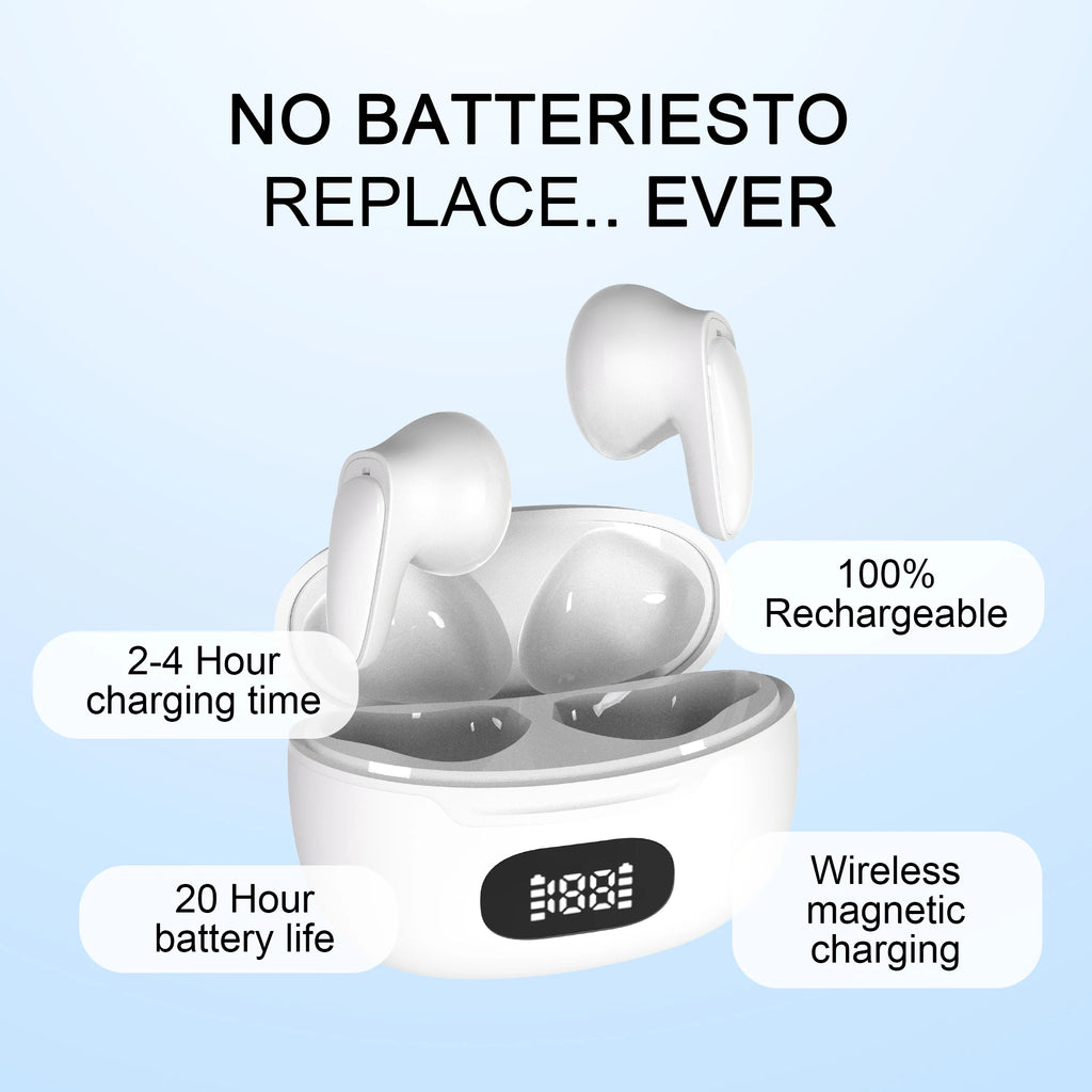 Hearing Aids for Seniors Rechargeable Hearing Amplifiers with Noise Cancelling Hearing Aid Mild to moderate hearing loss