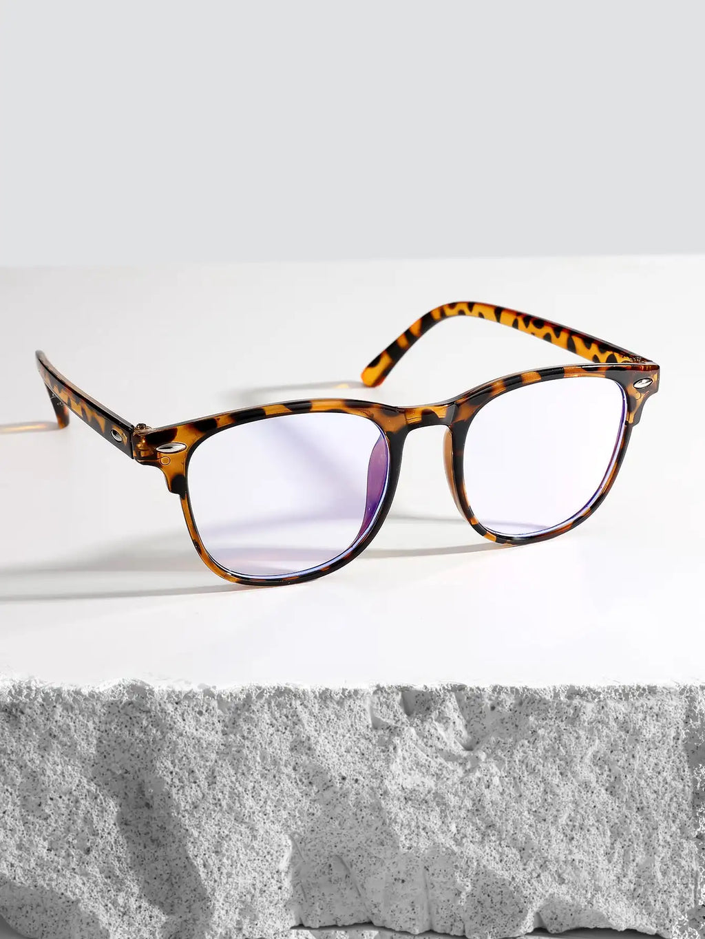 Trendy Anti-Blue Light Clear Glasses