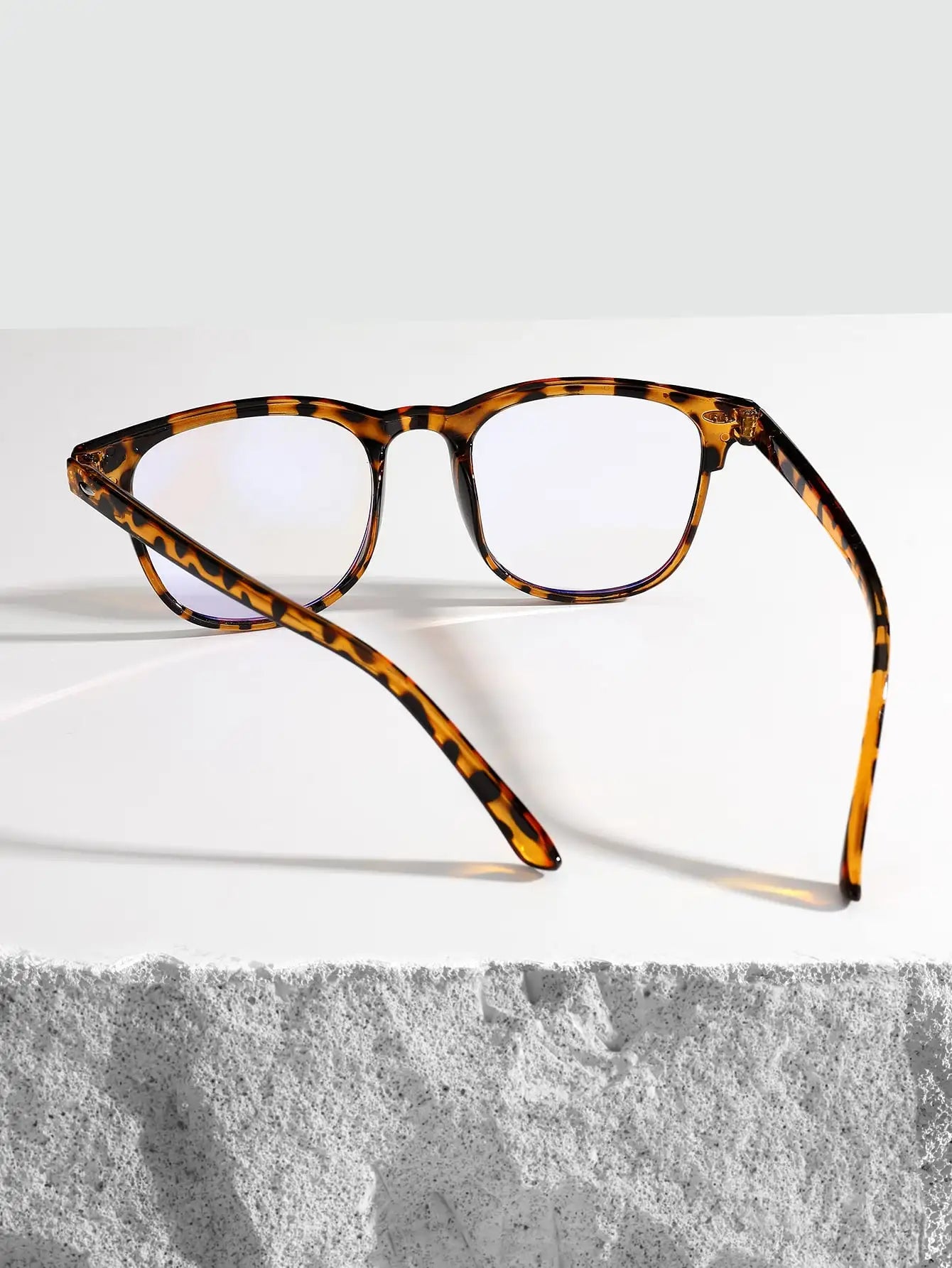 Trendy Anti-Blue Light Clear Glasses