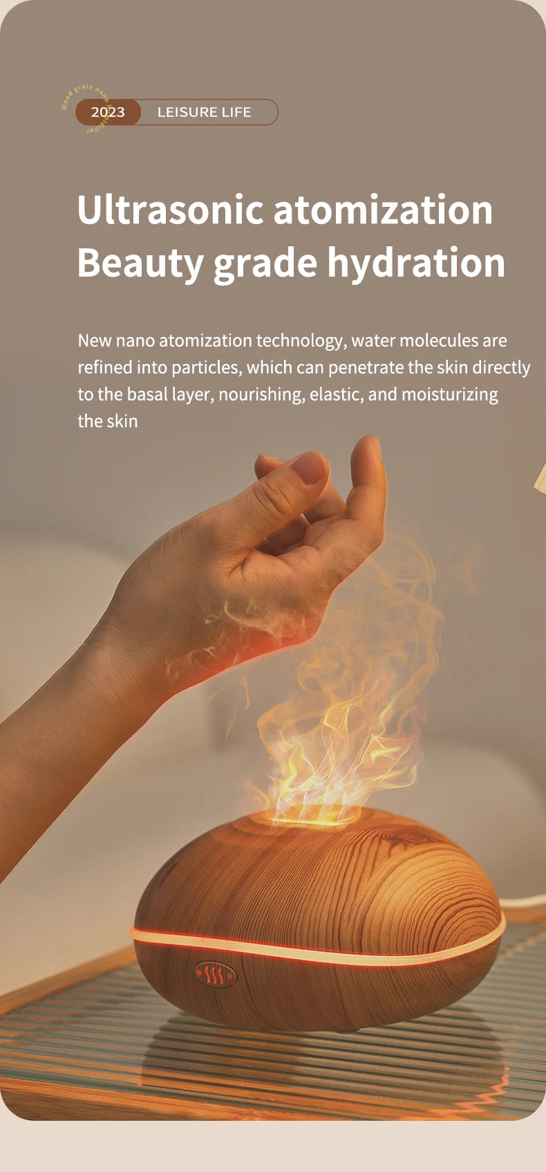 Air Humidifier Aromatherapy Essential Oil Diffuser