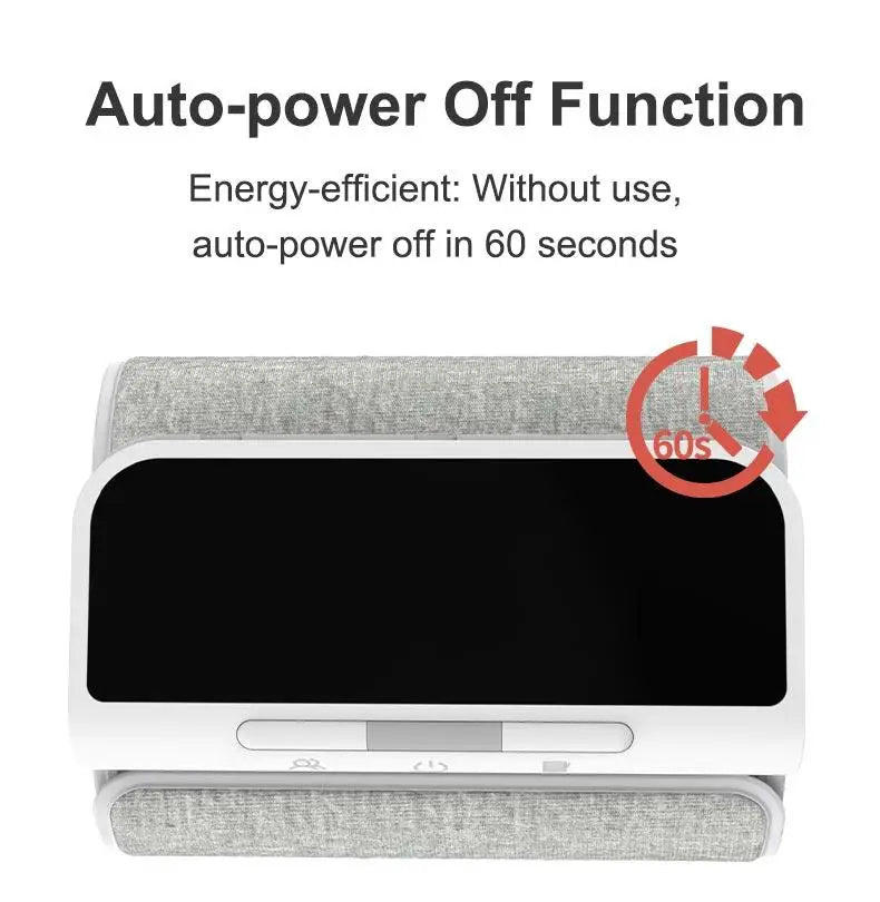 Rechargeable Upper Arm Monitor | 3-Color LCD | English Voice Guidance