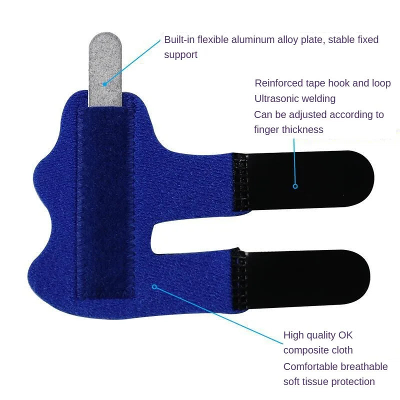 1PC Pain Relief Strap Finger Brace Splint Arthritis Support Compression Bandage Joint Pain Protector