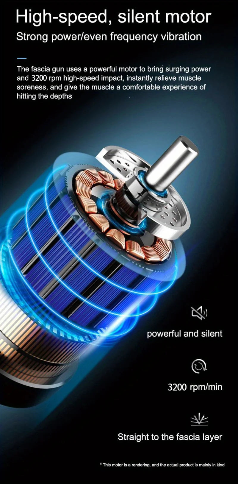 Portable Fascia Gun Vibration Massage