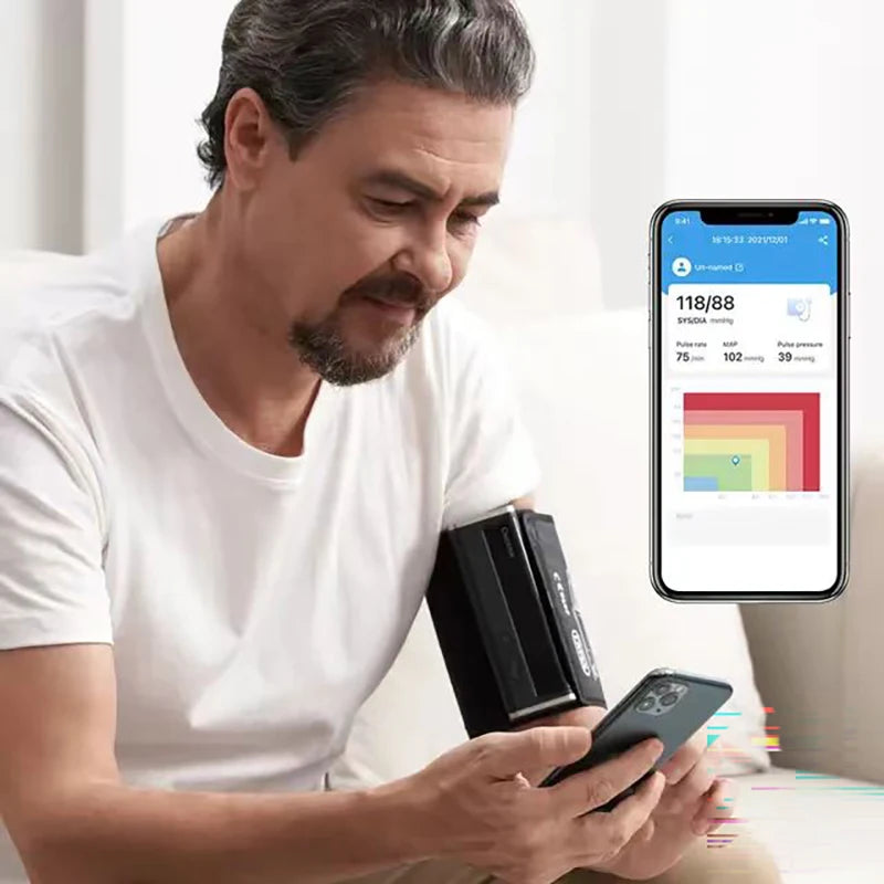Bluetooth  BP2 WIFI  AI Analysis Upper Arm Digital EKG Blood Pressure Monitor