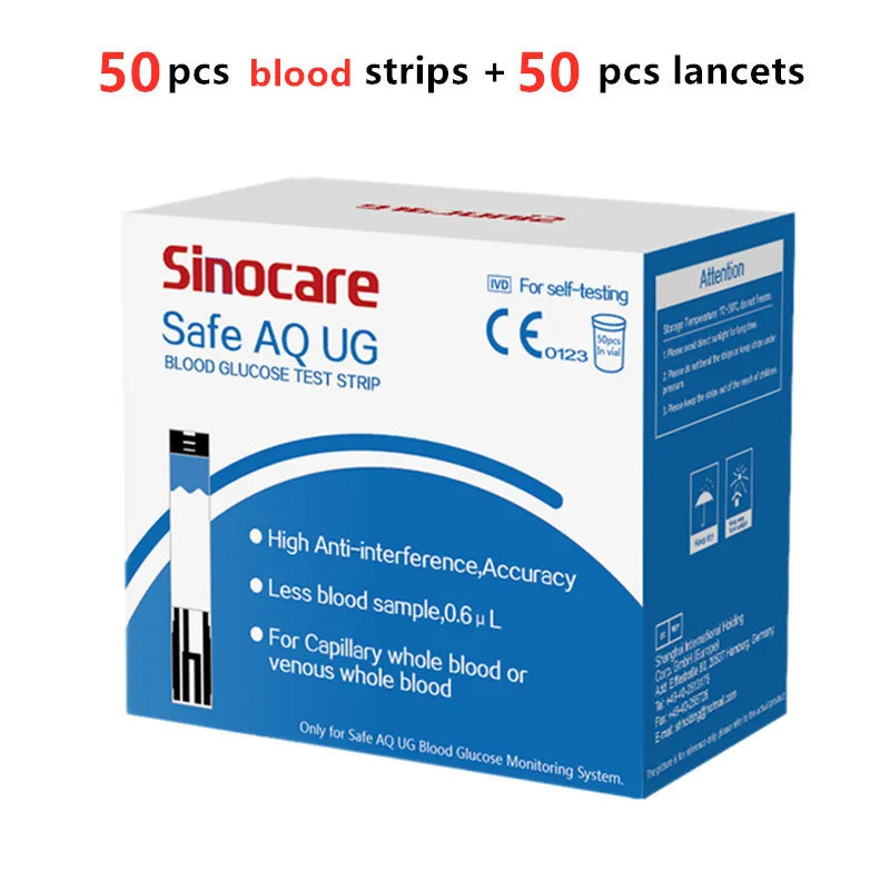 Sinocare  Glucometer & Uric Acid Test Kit
