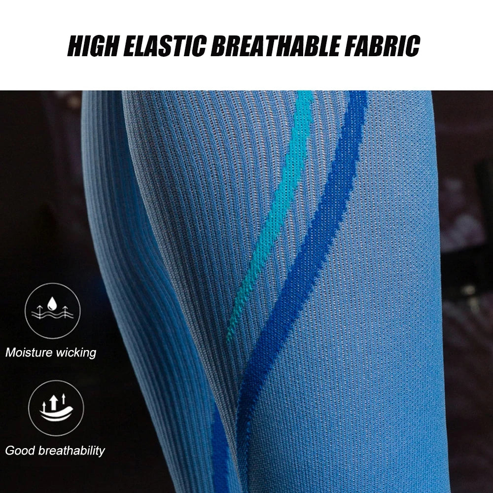 1 Pair Calf Compression Sleeves Men Women,Footless Compression Socks Shin Splints,Varicose Vein Treatment for Legs & Pain Relief