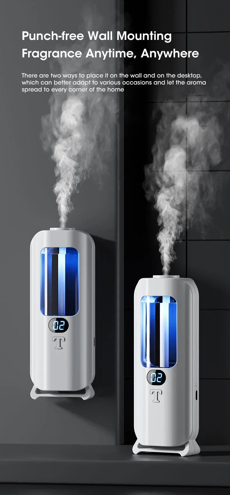 Rechargeable Aromatic Diffuser with 5 Modes