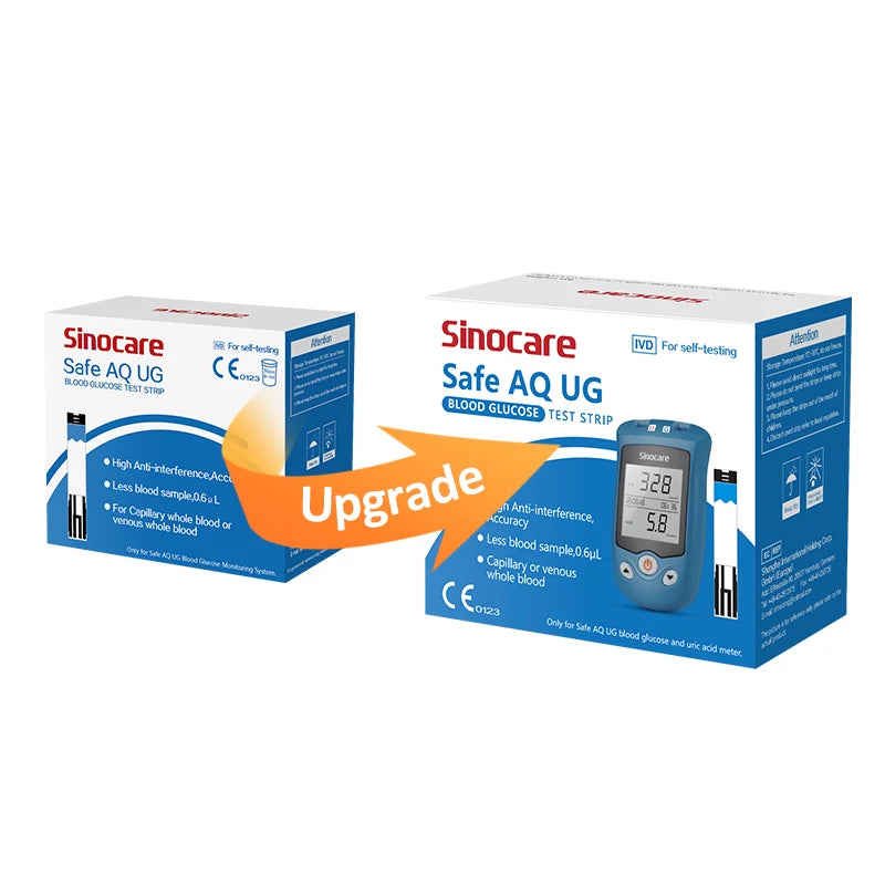 Sinocare  Glucometer & Uric Acid Test Kit