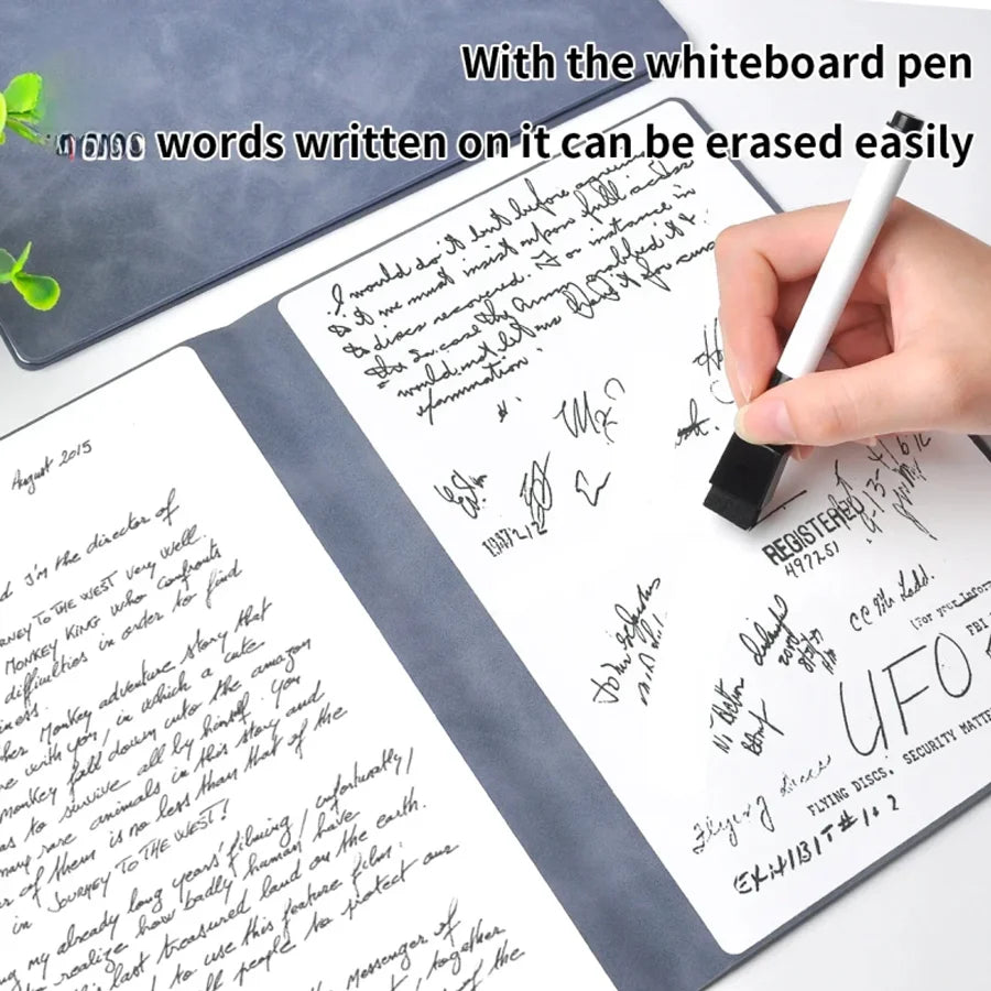 A5 Reusable Whiteboard Notebook Set