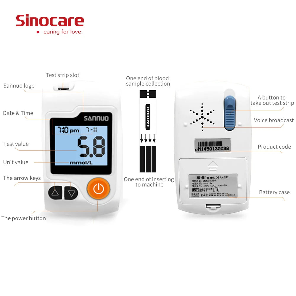 Sinocare Glucometer
