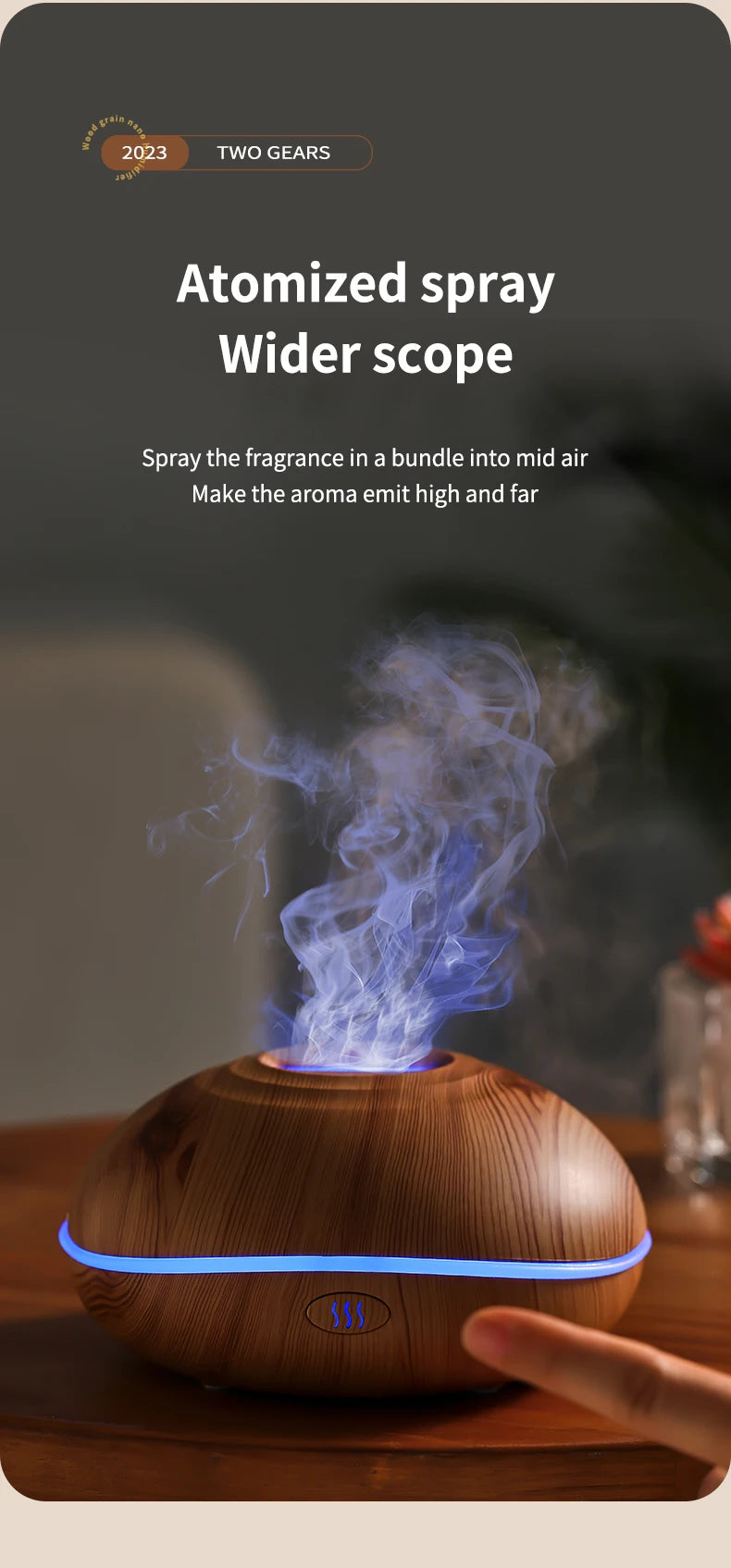 Air Humidifier Aromatherapy Essential Oil Diffuser