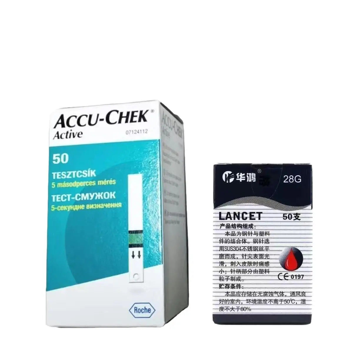Accu Chek Blood Glucose Test Strips