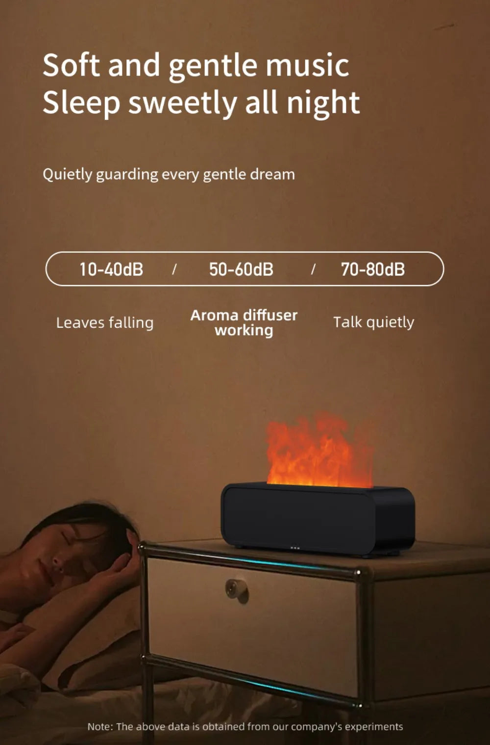 Humidifier Flame Aromatherapy Diffuser.