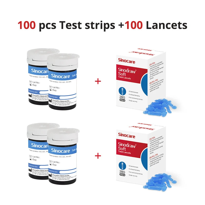 Sinocare Glucometer Kit