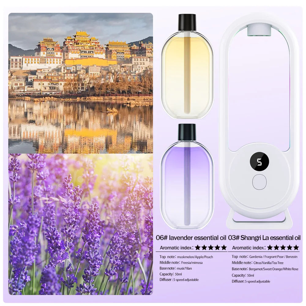 Rechargeable portable aroma diffuser