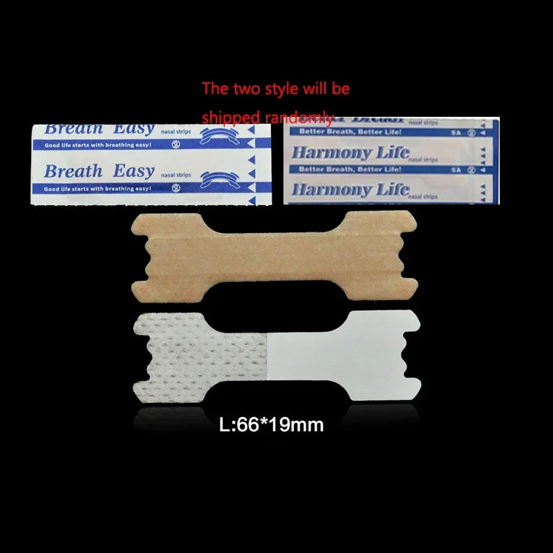 100/500PCS Breath Nasal Strips Right Aid Stop Snoring Nose Patch Good Sleeping Patch Product Easier Breath Sleep Aid Decive