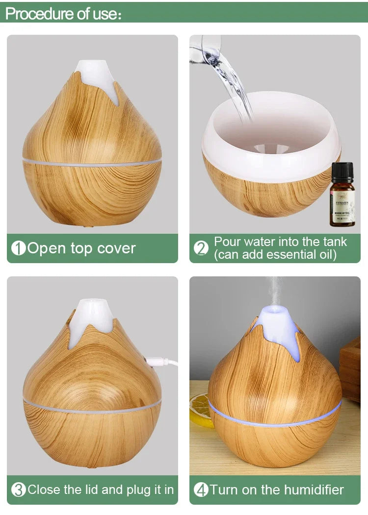 350ML Aromatherapy Essential Oil Diffuser