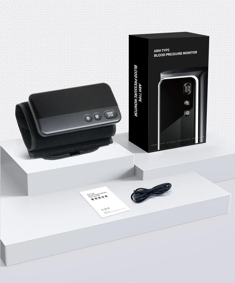 Yongrow Smart BP Monitor | LED Display | App-Connected Heart Rate Tracking