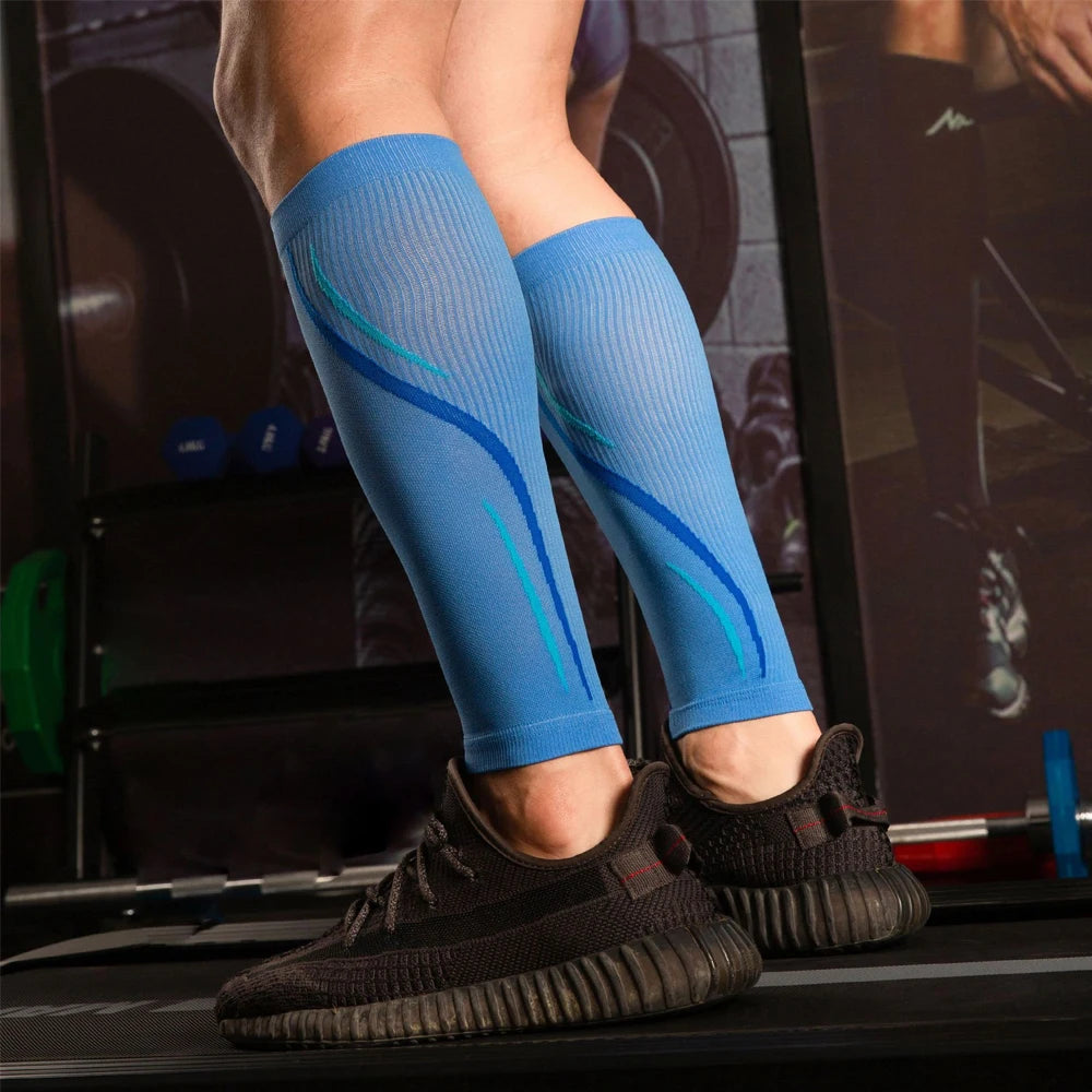 1 Pair Calf Compression Sleeves Men Women,Footless Compression Socks Shin Splints,Varicose Vein Treatment for Legs & Pain Relief