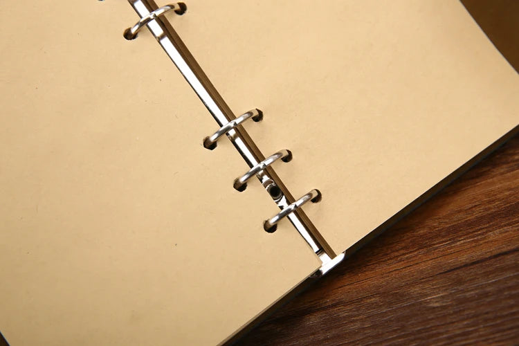 Retro Spiral Vintage Pirate Anchors Leather Note Book
