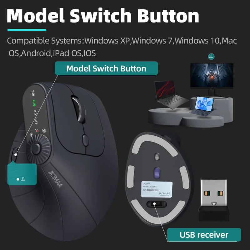 Wireless Rechargeable Optical Mouse