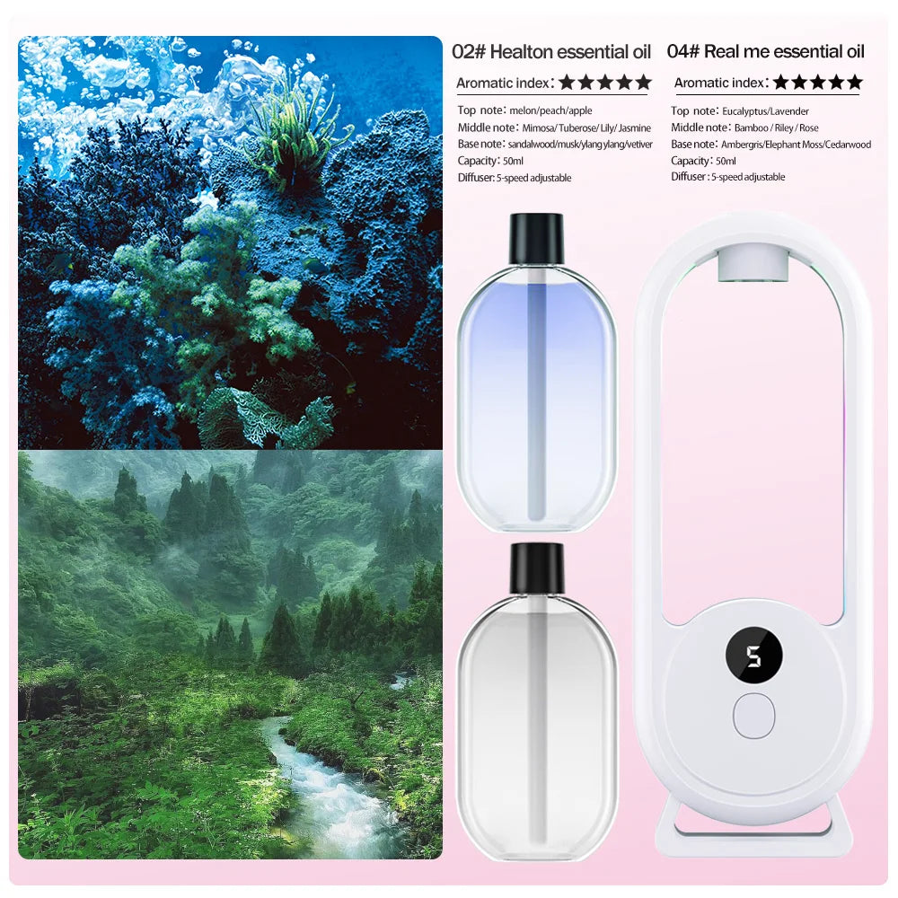 Rechargeable portable aroma diffuser