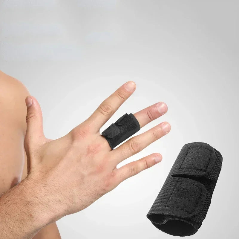 1PC Finger Splint Adjustable Finger Support Brace Sleeve Protector Basketball Finger Joint Protector Sports Support Tape
