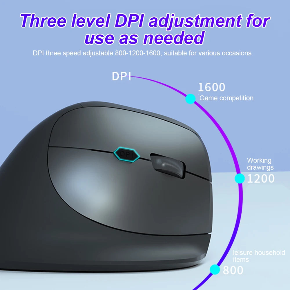 Ergonomic 2.4G Wireless Optical Mouse