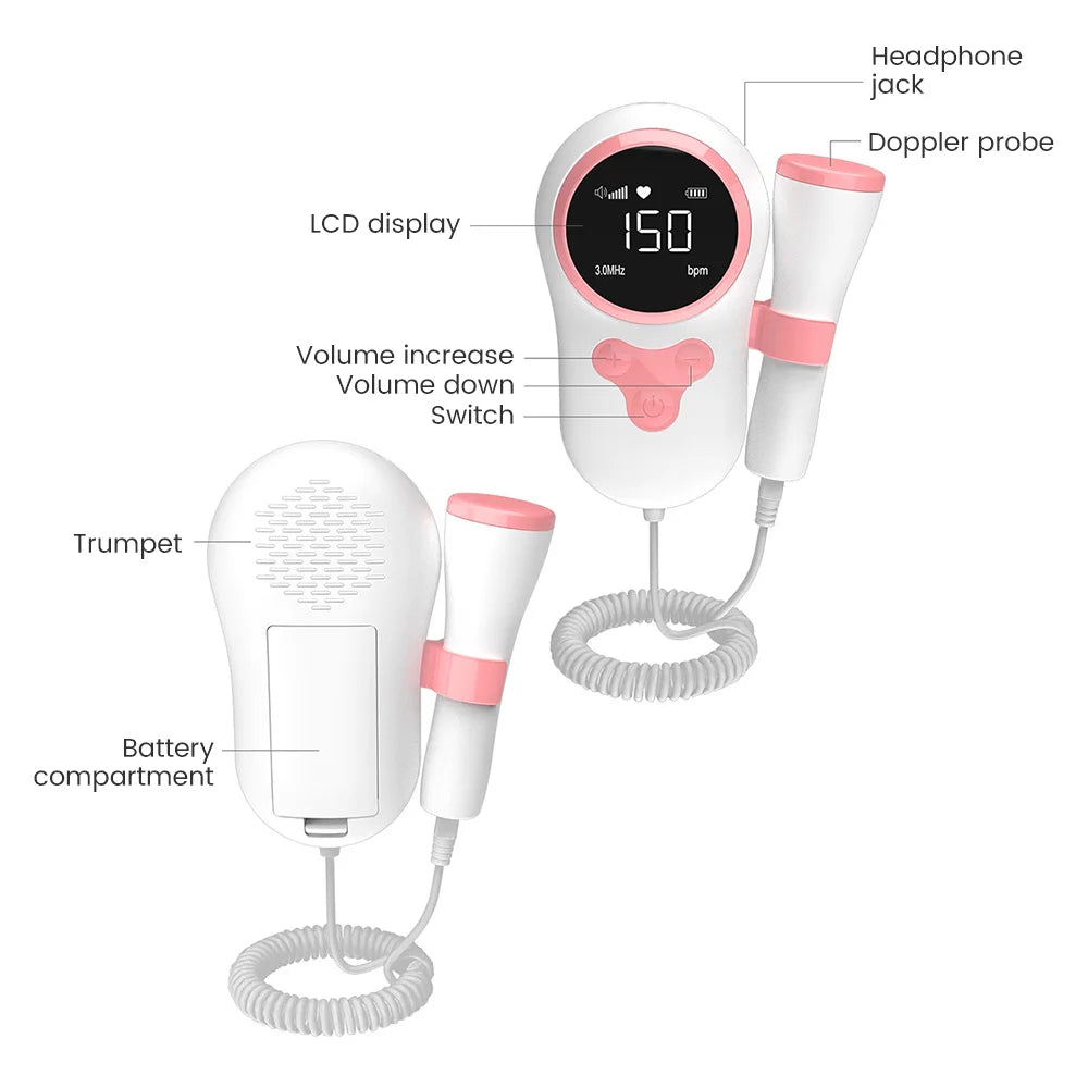 Ultrasound Baby Heart Rate Detector