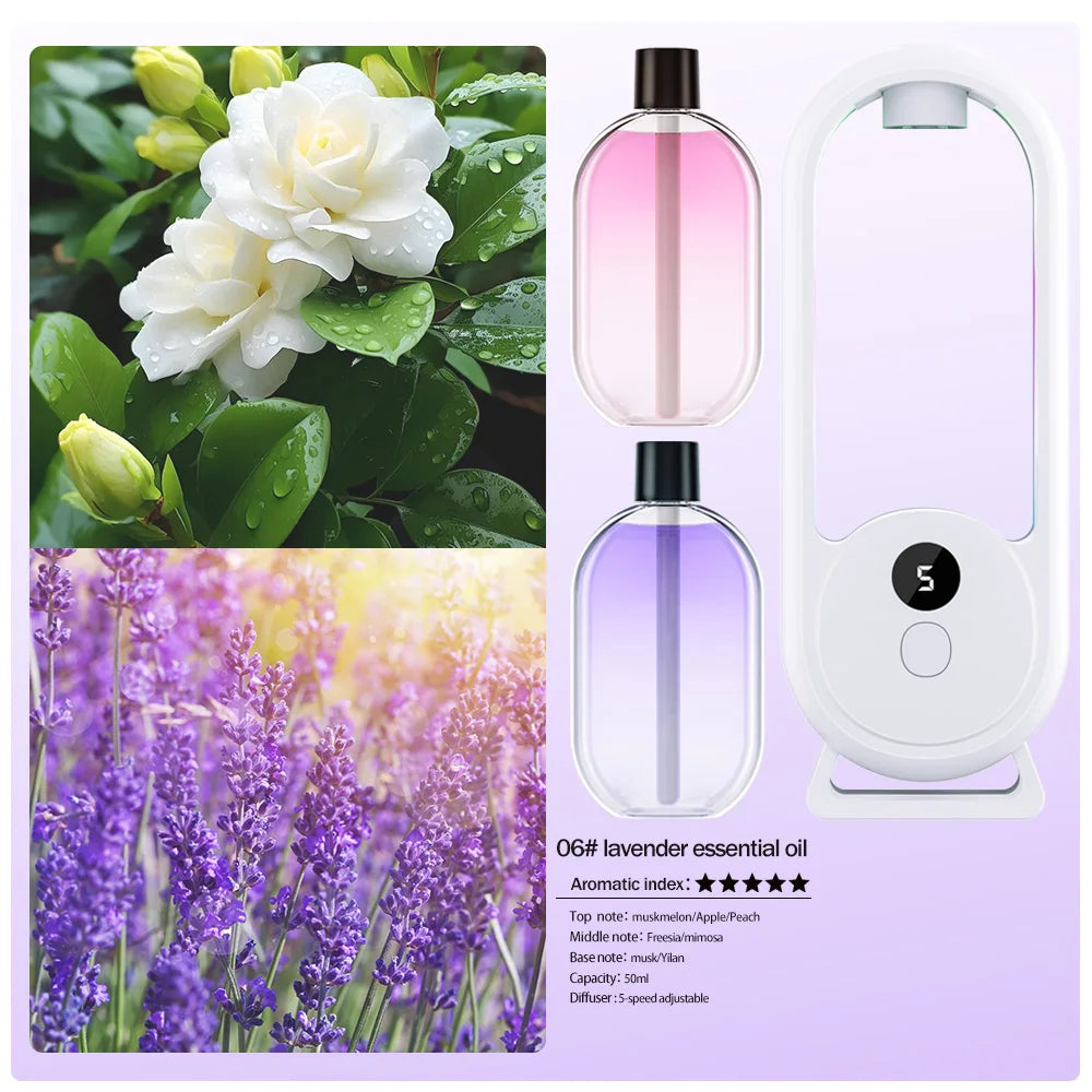 Rechargeable portable aroma diffuser