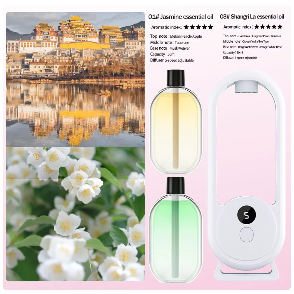 Rechargeable portable aroma diffuser