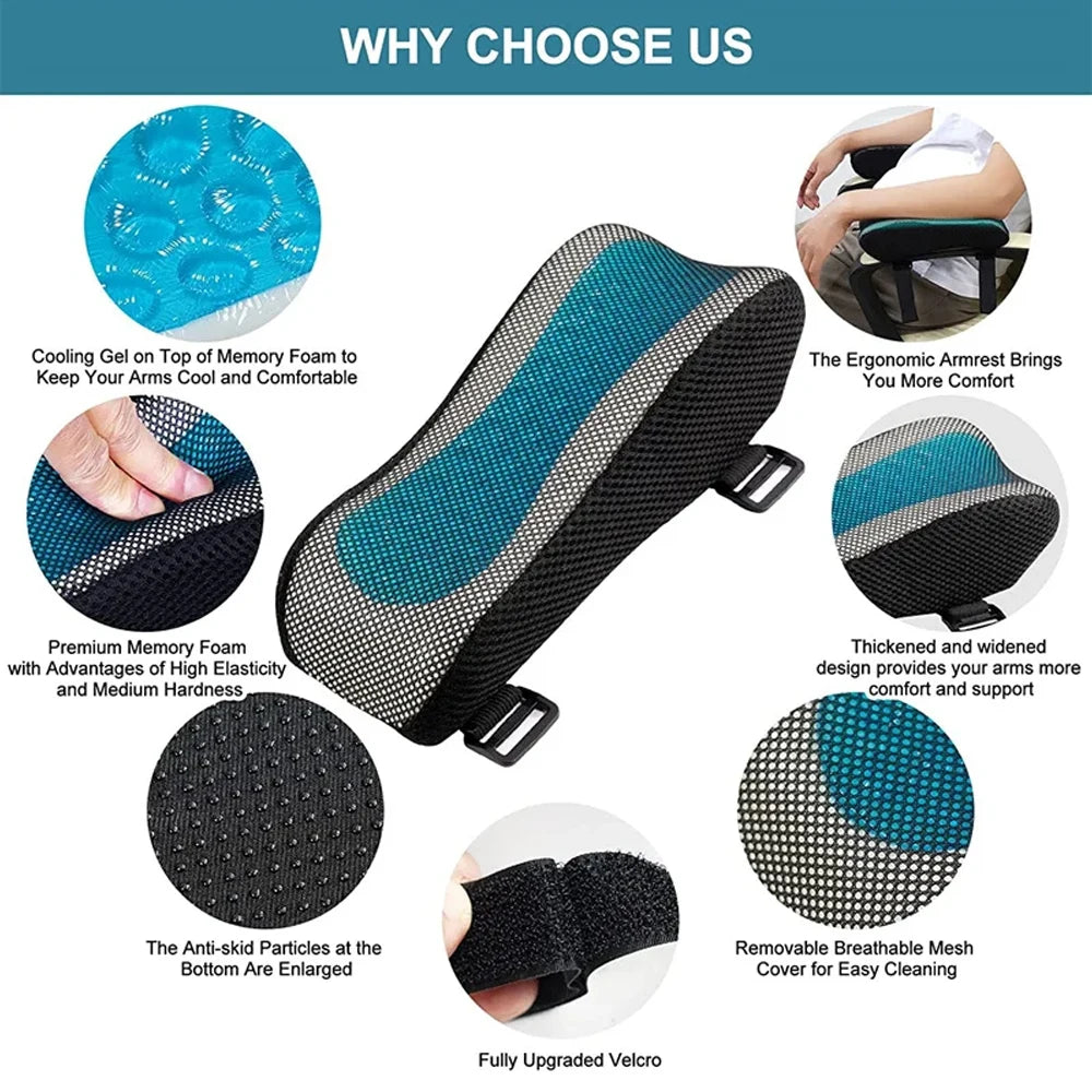 Armrest Pads Support for Home And Office
