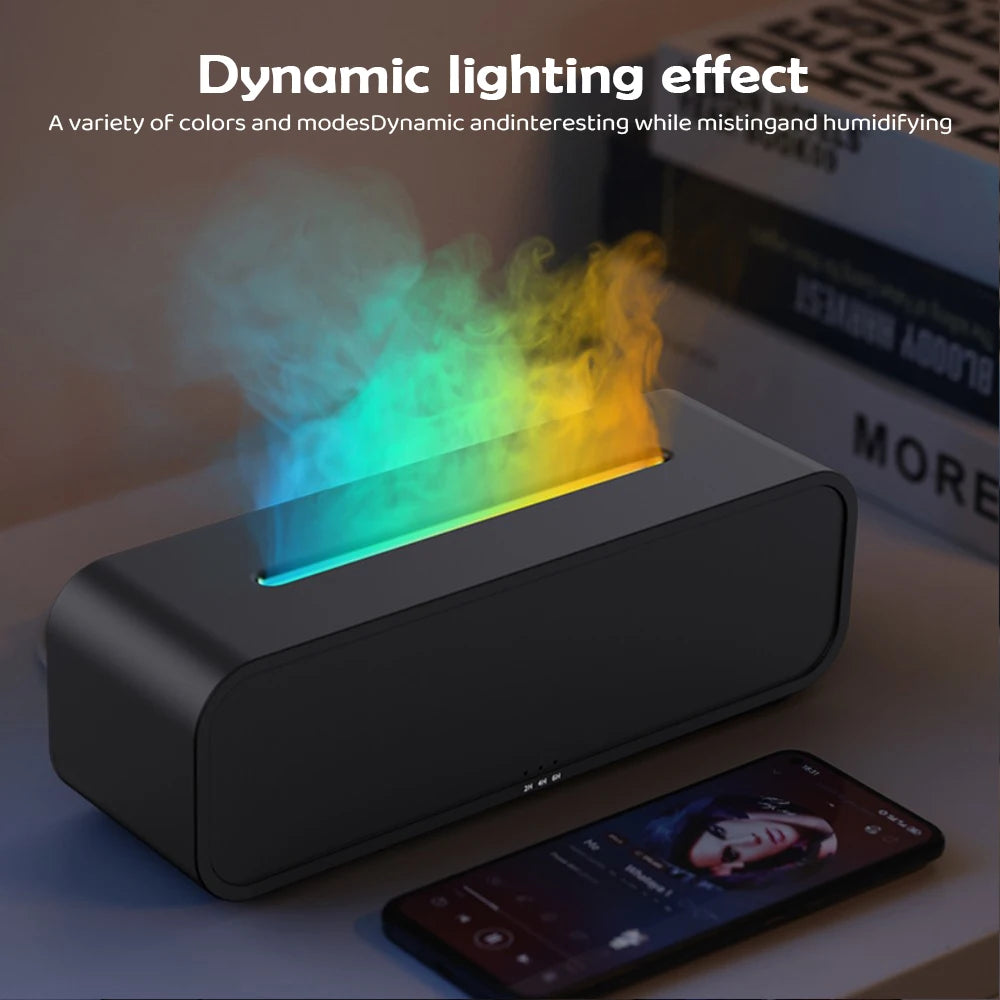 Humidifier Flame Aromatherapy Diffuser.