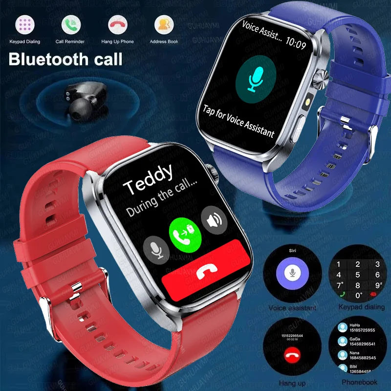 2025 Advanced Health Smart Watch for Men | ECG, Blood Pressure, Blood Oxygen