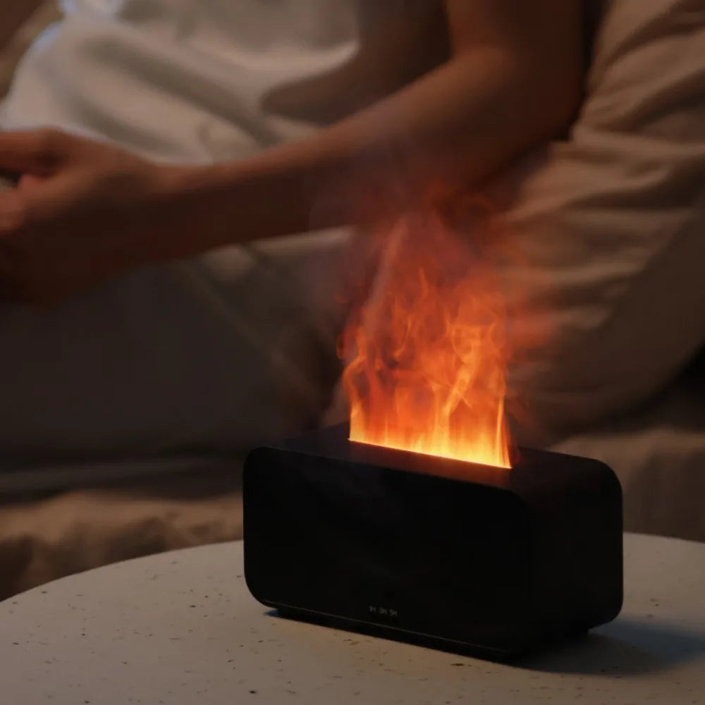Humidifier Flame Aromatherapy Diffuser.