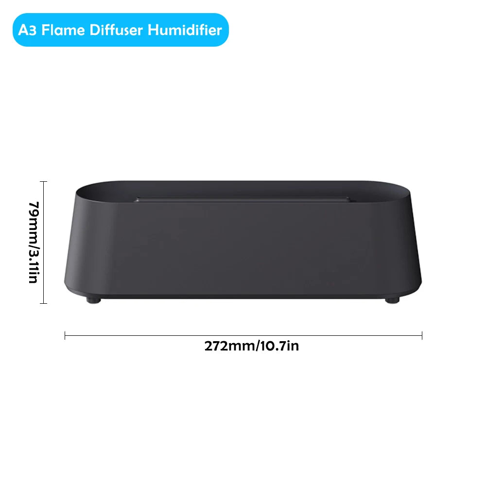 Humidifier Flame Aromatherapy Diffuser.
