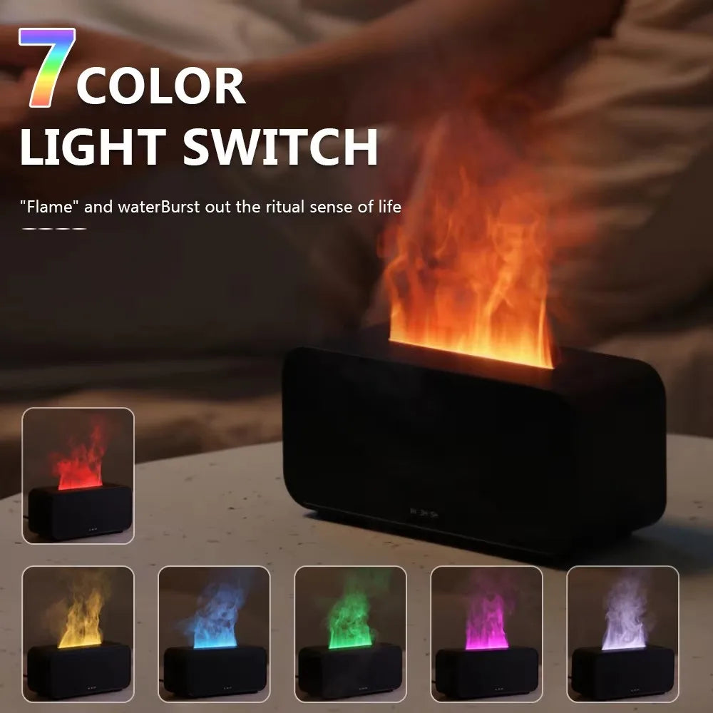 Humidifier Flame Aromatherapy Diffuser.