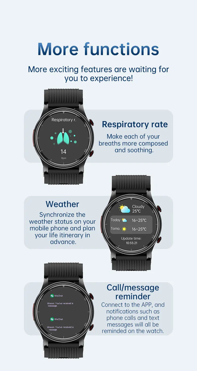 Clinical-Grade Smart Watch P700 | Air Pump Technology