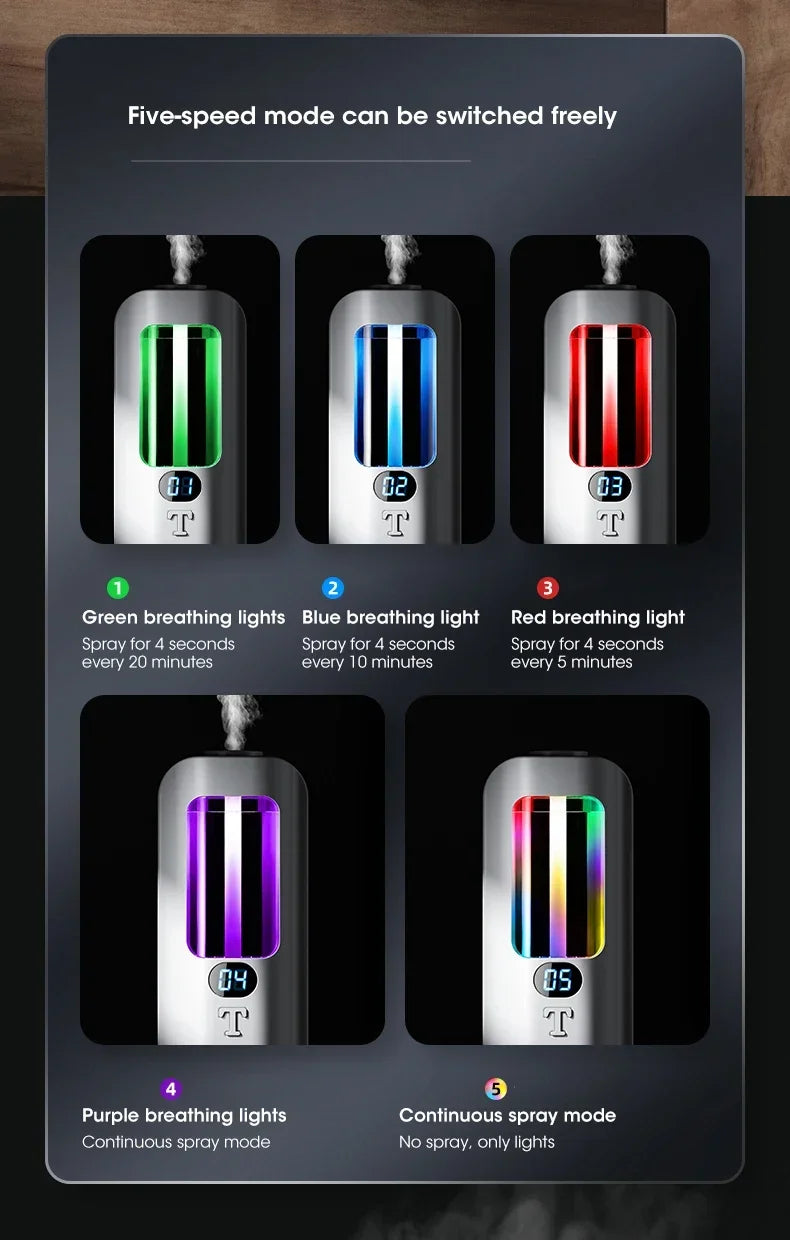 Rechargeable Aromatic Diffuser with 5 Modes