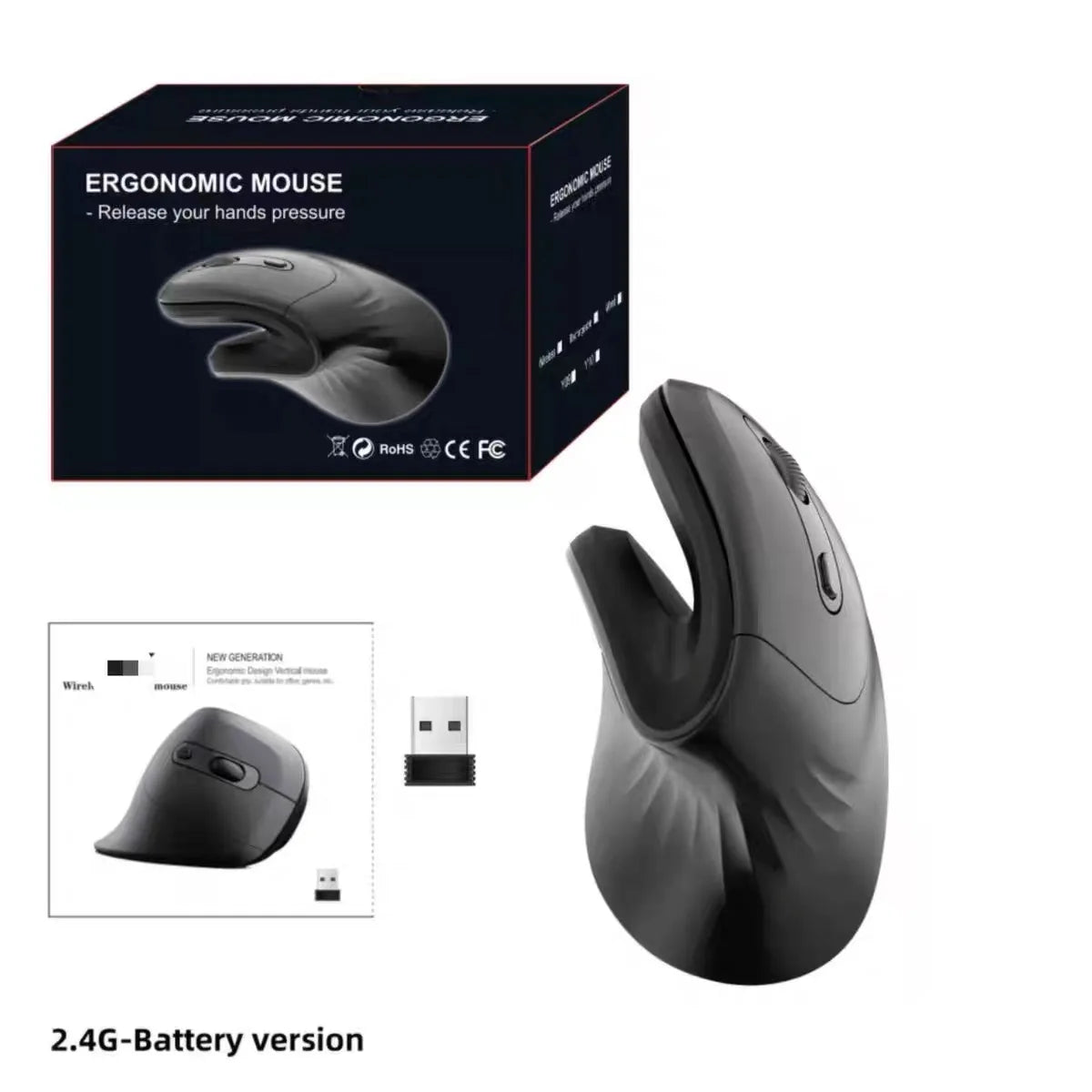 Warvank U2 Wireless Office Mouse