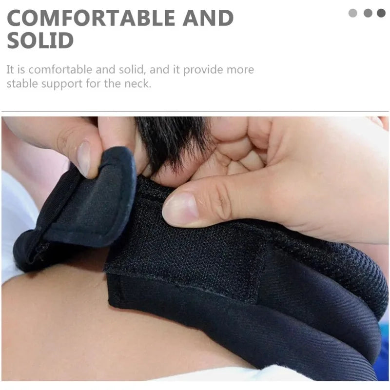 Neck Support for Snoring Adjustable Neck Brace for Sleep 3-Stage Soft Cervical Collar for Sleeping