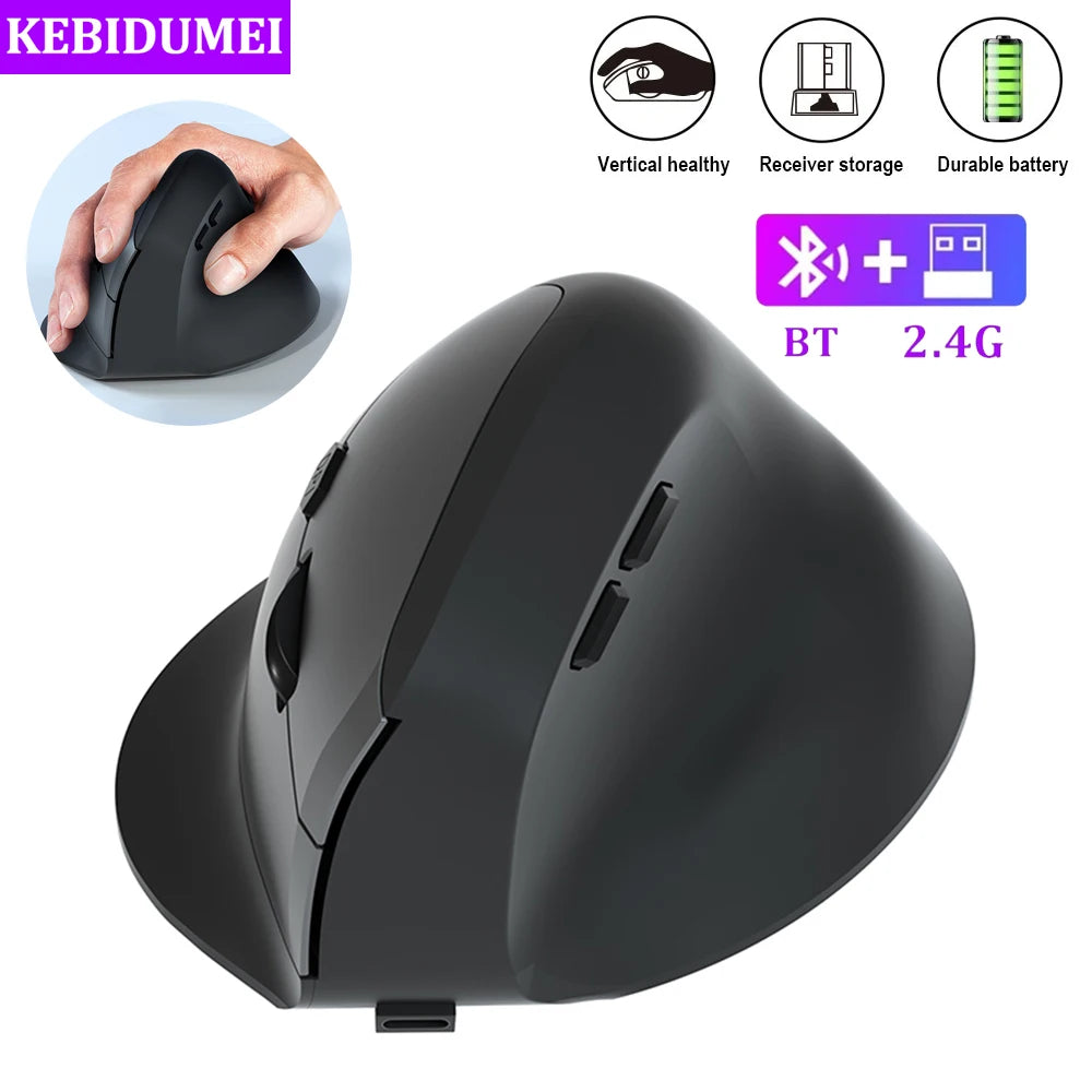 Ergonomic 2.4G Wireless Optical Mouse