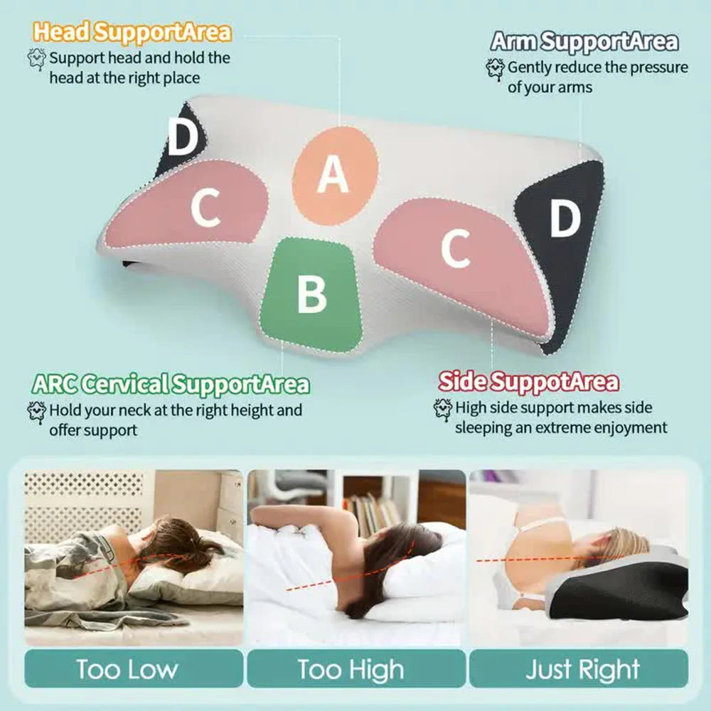 Butterfly Neck Bed Pillow
