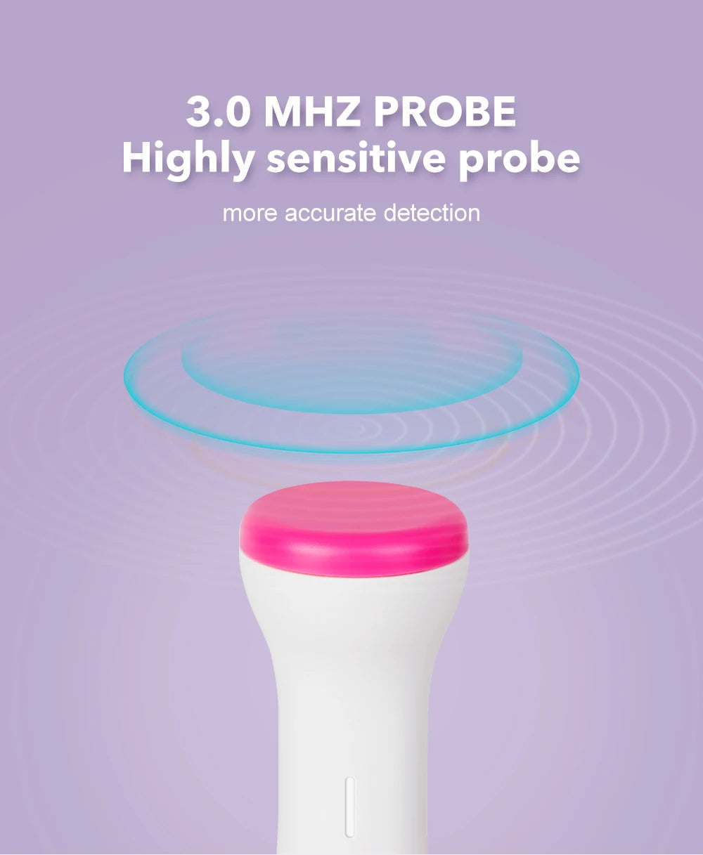 2MHz Ultrasound Fetal Heart Rate Detector