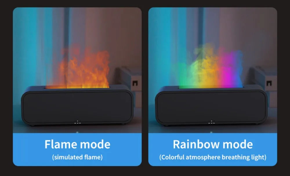 Humidifier Flame Aromatherapy Diffuser.