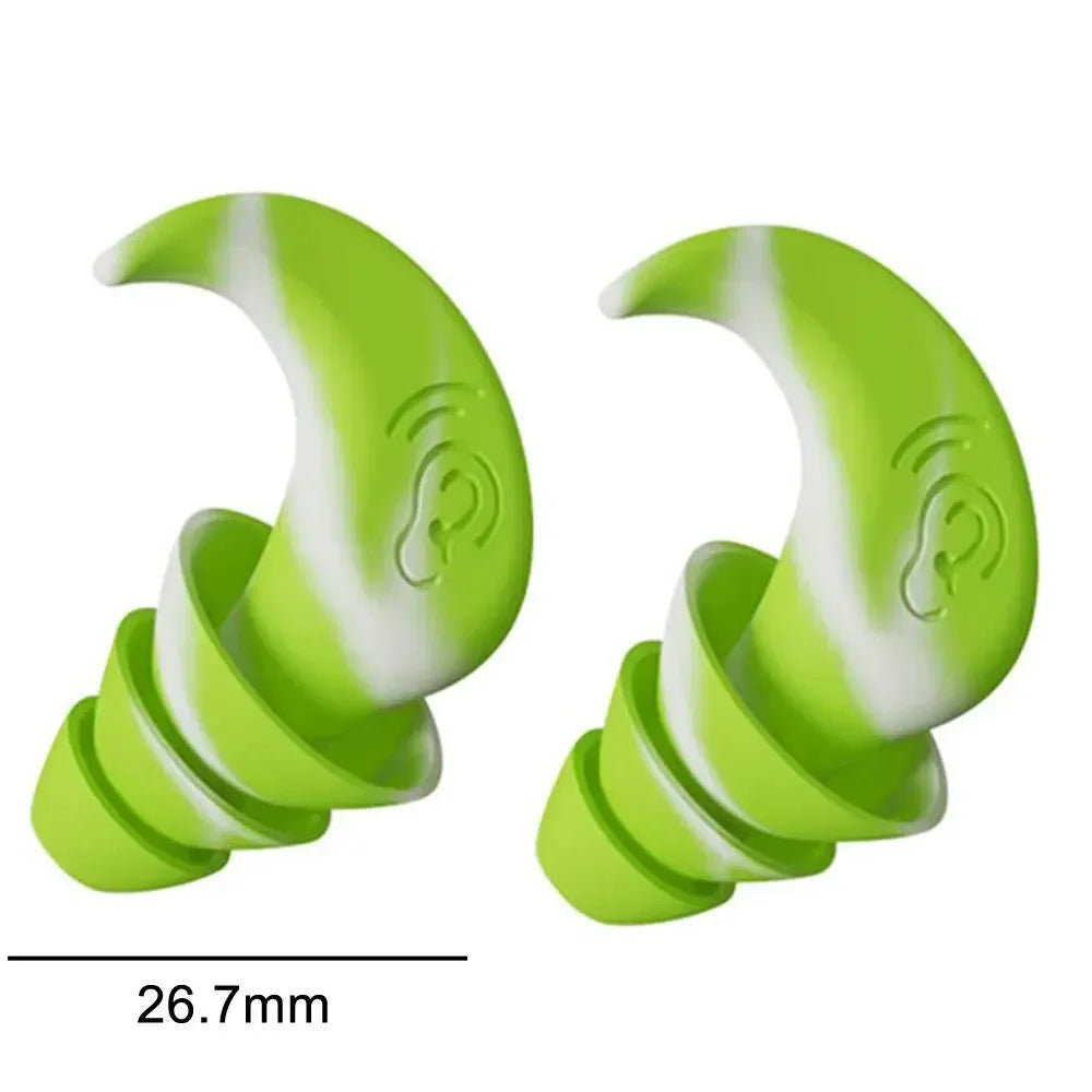 Anti Noise Silicone Waterproof Ear Plugs