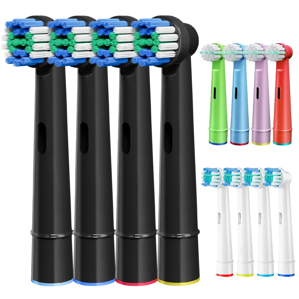 Replacement Toothbrush Heads Compatible with Oral B Braun Professional Electric Brush Heads 1000 1500 3000 6000 7000 7500 8000