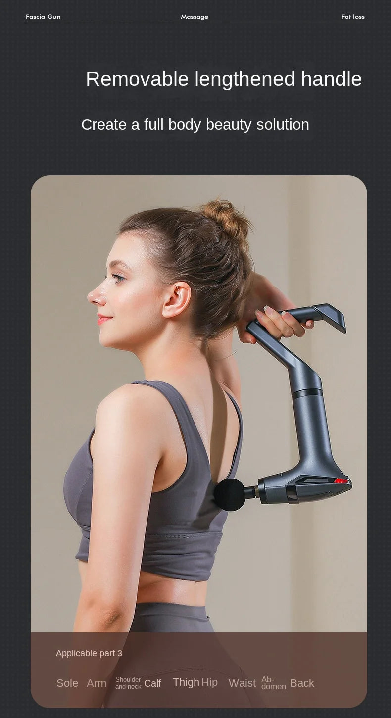 Muscle Relaxation Long-handle Massage Gun