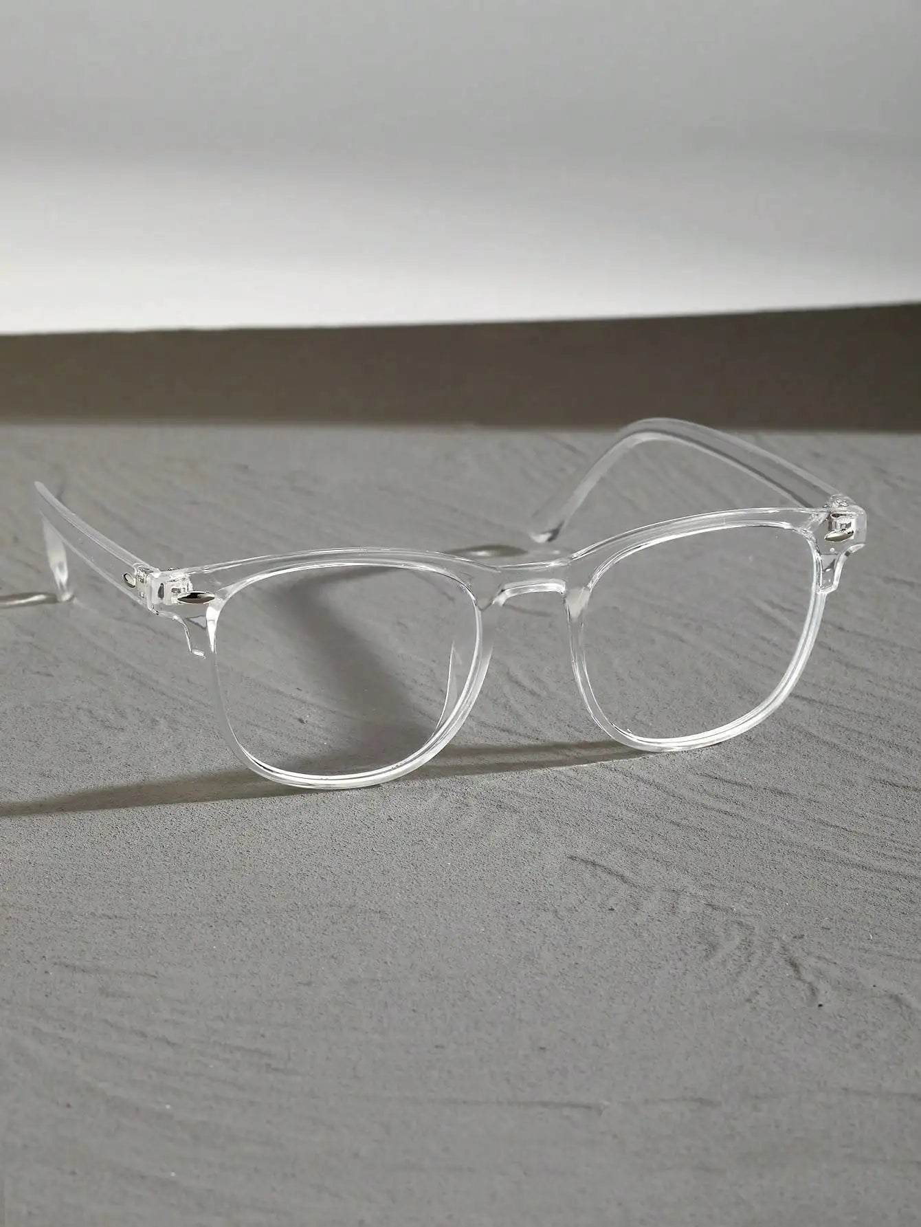 Trendy Anti-Blue Light Clear Glasses